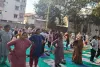 राजकोट : ‘हेल्दी गुजरात, ओबेसिटी-फ्री गुजरात’ अभियान: राजकोट ईस्ट में एक माह का योग कैंप शुरू