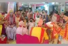 श्रीकृष्ण-रुक्मिणी विवाह प्रसंग से भक्ति रस में डूबा वेसू का गौर राधा कृष्ण मंदिर