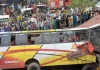 बांग्लादेश : तेज रफ़्तार अनियंत्रित बस खाई में गिरी, 16 लोगों की हुई मौत