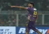 आईपीएल : केकेआर के तेज गेंदबाज हर्षित राणा पर मैच फीस का 60 फीसदी जुर्माना लगा