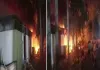 वडोदरा :  जॉय ई-बाइक गोदाम में लगी भीषण आग
