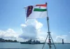 भारतीय नौसेना के तीन जहाजों की दक्षिण चीन सागर में तैनाती, सिंगापुर पहुंचे