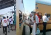 सूरत : दीपावली और छठ महापर्व पर रेलवे स्टेशनों पर यात्रियों की भारी भीड़