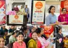 सूरत : साकेत ग्रुप का “स्वदेशी फस्ट ” अभियान, महिलाओं के स्वास्थ्य और संस्कार जागरूकता का संदेश
