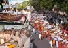 सूरत : जैन साधु-साध्वियों की मौत के विरोध में निकली विशाल मौन रैली