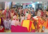 श्रीकृष्ण-रुक्मिणी विवाह प्रसंग से भक्ति रस में डूबा वेसू का गौर राधा कृष्ण मंदिर