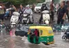सूरत : दो घंटे की बारिश ने थाम दी सूरत की रफ्तार, मुख्य मार्गों पर जलभराव से यातायात प्रभावित