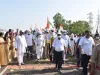 गुजरातः आजादी का अमृत महोत्सव: दांडी यात्रियों का  वाडा गाम में भव्य स्वागत