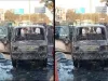अहमदाबाद : सड़क के बीचोंबीच लगी कार में आग, बड़ा हादसा होने से बचा