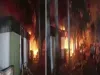 वडोदरा :  जॉय ई-बाइक गोदाम में लगी भीषण आग
