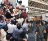सूरत : नासिरनगर तोड़फोड़ विवाद के बीच तापी भवन में हंगामा, मीडिया कर्मियों और मार्शलों में झड़प