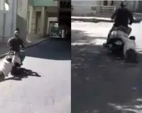 बेंगलुरु : सोशल मीडिया पर वायरल हो रहे इस वीडियो को देखकर कांप उठेंगे आप, स्कूटी सवार युवक ने लगभग एक किलोमीटर तक एक बुजुर्ग को घसीटा