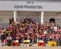 सूरत : नवचेतन अदानी विद्यालय में विश्व चिड़िया दिवस समारोह मनाया गया
