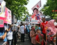 थाईलैंड के आम चुनाव में सैन्य शासन विरोधी दो राजनीतिक दल बड़ी ताकत के रूप में उभरे