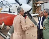 वायु सेना उप प्रमुख ने उड़ाया हिंदुस्तान टर्बो ट्रेनर एचटीटी-40 विमान