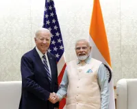 जी 20: अमेरिकी राष्ट्रपति सीधे पहुंच नरेन्द्र मोदी के आवास, हुई द्विपक्षीय बातचीत