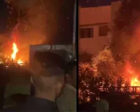 सूरत : लिंबायत में पुलिस गोदाम में लगी आग, 150 गाड़ियां जलकर खाक!