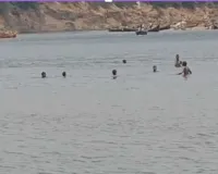 सूरत के 8 पर्यटक पोइचा के पास नर्मदा में डूबे, 1 बचाया गया, 7 की तलाश जारी