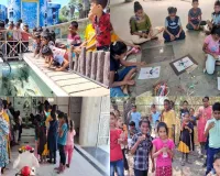 सूरत : सरकारी स्कूल के छात्रों ने ग्रीष्मकालीन शिविर में फायर स्टेशन, मंदिर और एक्वेरियम का दौरा किया  