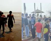 सूरत : नवसारी के दांडी समुद्र में राजस्थानी परिवार के 7 लोग डूबे, 3 को बचाया गया, 4 लापता