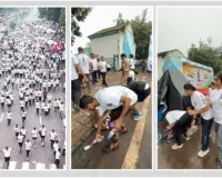 सूरत : ‘रन फॉर यूनिटी’ के बाद सड़क पर फैली गंदगी, पुलिस कमिश्नर ने खुद उठाया कचरा , नागरिकों को दिया स्वच्छता का संदेश