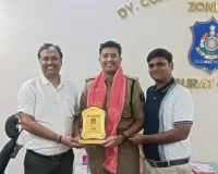 सूरत : अंतर्राष्ट्रीय वैश्य महासम्मेलन ने डीसीपी राघव जैन का किया सम्मान