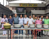 सूरत : अग्रवाल समाज जागृति सेवा समिति ने वृद्धाश्रम में कराया दीपावली भंडारा