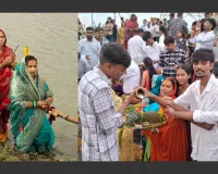 सूरत : मोरा गांव में श्रद्धा और उल्लास के साथ मनाया गया सूर्य छठ पूजा महोत्सव