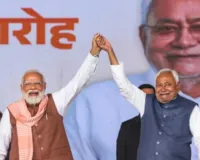 प्रधानमंत्री मोदी और शाह की मौजूदगी में नीतीश ने 10वीं बार बिहार के मुख्यमंत्री पद की शपथ ली