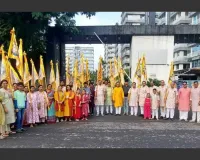 सूरत : देवउठनी एकादशी पर भव्य निशान ध्वज पदयात्रा निकली