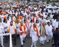 वडोदरा के सयाजीगंज में 'सरदार @ 150: एकता मार्च' का भव्य आयोजन