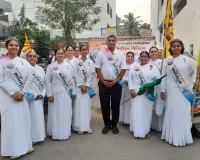 सूरत : ब्रह्माकुमारीज के ‘बिलियन मिनट्स ऑफ पीस अपील’ के तहत गुजरात भर में शांति यात्रा का आयोजन