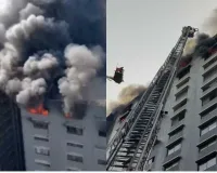 सूरत : राज टेक्सटाइल मार्केट में भीषण आग, करोड़ों का कपड़ा जलकर खाक