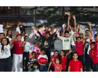 सूरत : शिव सोमेश्वर एन्क्लेव में बच्चों ने मनाया क्रिसमस, नन्हे 'इवेंट मैनेजर्स' ने दिखाया शानदार आयोजन कौशल