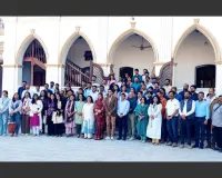 राजकोट : हेरिटेज कंज़र्वेशन वर्कशॉप के तहत आर्कियोलॉजिस्टों का राजकोट दरबार गढ़ दौरा