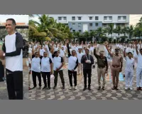 सूरत : विश्व ध्यान दिवस पर सूरत में विशेष कार्यक्रम का आयोजन, होमगार्ड्स ने किया योग और ध्यान का अभ्यास