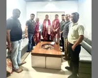 सूरत : पारीक संवाद सेतु सूरत द्वारा बीकानेर छ न्याती ब्राह्मण समाज के पदाधिकारियों का सम्मान