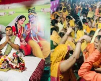 सूरत : भगवान श्रीकृष्ण ने गोकुलवासियों को कालिया नाग के भय से मुक्ति दिलाई : संदीप महाराज