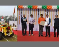 वडोदरा :  गणतंत्र दिवस के अवसर पर वडोदरा मंडल के मंडल रेल प्रबंधक राजू भडके दवारा राष्ट्रीय ध्वज फहराया गया