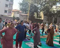 राजकोट : ‘हेल्दी गुजरात, ओबेसिटी-फ्री गुजरात’ अभियान: राजकोट ईस्ट में एक माह का योग कैंप शुरू