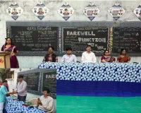 शारदा विद्यामंदिर में कक्षा 10 और 12 के विद्यार्थियों का भव्य विदाई समारोह आयोजित