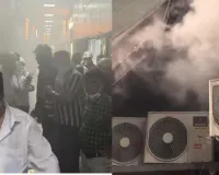 सूरत : मिलेनियम-2 मार्केट में लगी आग, बड़ा हादसा टला