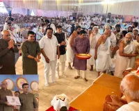 सूरत : आचार्य विजय यशोवर्मा सूरीश्वरजी के गच्छाधिपति पदप्रधान समारोह में शामिल हुए मुख्यमंत्री