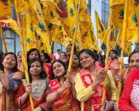 सूरत : श्याम पैलेस परिवार की भव्य निशान यात्रा और भजन संध्या, भक्तिमय माहौल में झूमे श्रद्धालु