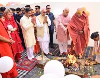 वृंदावन में आश्रम उद्घाटन, मोहन भागवत ने जनसंख्या नीति पर विचार साझा किए