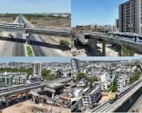 सूरत : सूरत मेट्रो का ट्रायल रन शुरू, ड्रीम सिटी–अलथान रूट पर दौड़ी पहली ट्रेन