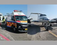 वडोदरा : 108 एयर एम्बुलेंस से वडोदरा की मरीज को मुंबई किया गया एयरलिफ्ट