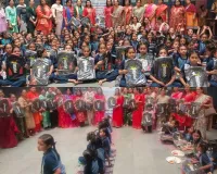 सूरत : नवरात्रि में नारी शक्ति का सम्मान, सूरत में 108 कन्याओं का पूजन