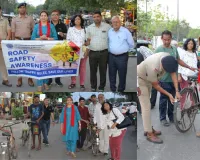 सूरत : चैंबर द्वारा सड़क सुरक्षा अभियान, 1200 से अधिक मजदूरों की साइकिलों पर लगाए गए रेट्रो रिफ्लेक्टर