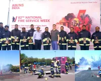 सूरत : AM/NS इंडिया ने मनाया नेशनल फायर सर्विस डे, 2100 से अधिक लोगों ने लिया हिस्सा